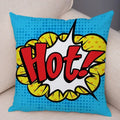Axyaa Letters Print POP ART Pillowcase - Home Decor Cushion Cover