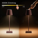 Axyaa Rechargeable Crystal Table Lamp for Restaurants, Bars, and Hotels