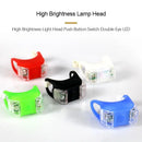 Axyaa Silicone Bike Light Set: Waterproof LED Front & Tail Lantern - Bright Flashlight