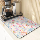 Floral Pattern Kitchen Coasters Set by Axyaa