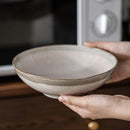 Axya Retro Ceramic Salad and Noodle Bowl for Mixing and Serving, Large Soup Bowl