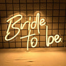 Axyaa Neon Wedding Party Decoration Light Sign - USB Powered with Dimmable Switch
