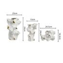 Axyaa Irregular Taihu Stone Vase Rockery Sculpture for Home Decoration
