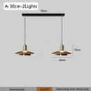 Axyaa Retro Metal LED Pendant Lights for Modern Dining Table Chandeliers