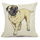 Axyaa Pet Dog Pattern Cushion Cover - 45X45cm