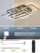 Axyaa Modern Rectangular Hall Lamp for Home, 2025 Bedroom & Living Room Creative Lighting