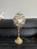 Axyaa Crystal Shell LED Table Light for Home & Office Décor