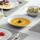 Axyaa ELISA Porcelain Plates Set for 12/24 - Service for 12/24.