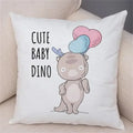 Axyaa Cartoon Animal Pillowcase: Sofa Decor Cushion Cover for Living Room