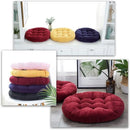 Axyaa Meditation Floor Cushion for Kids and Adults - Large Round Seat Pillow