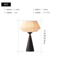Axyaa Minimalist Solid Wood Table Lamp for Home Decor