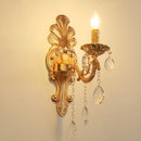 Axya Vintage Crystal Wall Sconce for Elegant Home Decor