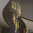 Axyaa Modern LED Pendant Chandeliers for Living Room Staircase Hanging Light