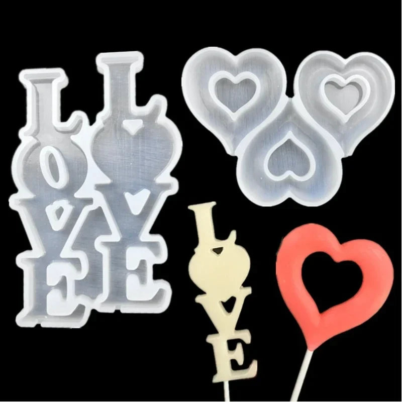 Axyaa Silicone Lollipop Molds Cake Decorating Chocolate Baking Mould