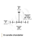 Axyaa Nordic Minimalist Modern Living Room Main Light Dining Room Lighting