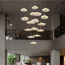 Axyaa Acrylic Designer Pendant Lamps for Home Decor - Hanging Lighting Fixtures