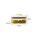 Axyaa Food Storage Box: One-Button Press, Large Capacity, Transparent Container