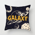 Axyaa Cartoon Astronaut Rocket Spaceship Sofa Pillowcase Space Theme Cushion Cover