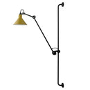 Axyaa White Black Long Rod Rocker Swing Arm Wall Lamp
