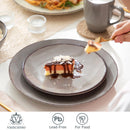Axyaa Navia-LH Stoneware Ceramic Dinnerware Set - Dinner, Dessert Plate, Bowl, Mug