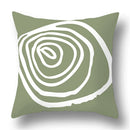 Axyaa Bohemian Style Green Texture Cushion Cover for Home and Car Decor