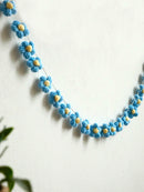 Axyaa Crochet Daisy Garland: Boho Floral Banner for Home, Nursery, Wedding & Parties