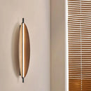 Axyaa Modern LED Brown Leaf Wall Lamp 40/60/80cm Sconce