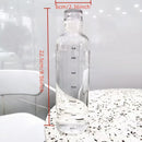 Axyaa 500ml Sports Water Bottle with Time Mark, Leak-proof & Portable Fitness Bottle