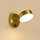 Axyaa Nordic Golden LED Wall Lamp for Bedroom Mirror and Staircase