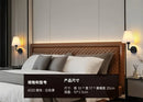 Axyaa Fabric Cover Wall Lamp: Modern Minimalist Bedroom Bedside Light