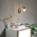 Axyaa Glass Wall Lamps: LED Indoor Wall Light for Living Room, Hallway, and Bedroom