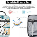 Axyaa Cartoon Dog Lunch Bag: Thermal Insulated, Portable Food Container, Cooler Box