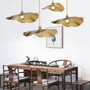 Axyaa Lotus Leaf Pendant Light: Zen Tea Room Decorative Lighting Fixtures