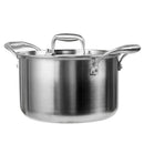 Axya 3-Layer Stainless Steel Stew Pot for Gas & Induction Cooker