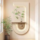 Axyaa Green Plant Wall Lamp Painting for High-end Living Room Décor