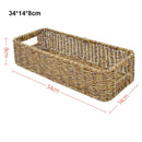 Axyaa Rattan Serving Baskets: Bread Fruit Vegetables Cake Dim Sum Tray Styles