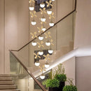 Axyaa Crystal LED Chandeliers for Living Room Dining Room Lighting