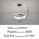 Axyaa Minimalist Art Ceiling Lamp White Black Pendant High-end Indoor Lighting