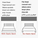 Axyaa Plaid Queen Size Duvet Cover Set with Sheets - High Quality Skin Friendly Bedding