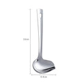 Axyaa Stainless Steel Soup Spoon Filter Oil Long Handle Serving Tablespoon