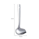 Axyaa Stainless Steel Soup Spoon Filter Oil Long Handle Serving Tablespoon