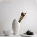 Axyaa Coral Texture Flower Vase Set | Modern Resin Home Decor Craft