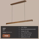Axyaa Modern Walnut Pendant Light for Restaurant, Tea Room, Bar, Study & Dining Table
