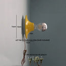 Axyaa LED Wall Light Mirror Iron Bedside Wall Lamp for Bathroom Bedroom