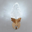 Axyaa Acrylic Leaf Wall Lamp, Modern Minimalist LED Lighting for Bedroom and Living Room
