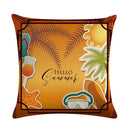 Axyaa Printed Linen Pillowcase 45*45cm for Sofa Chair Decoration