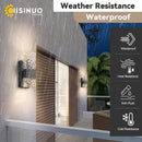 Axyaa Matte Black LED Wall Sconce Dusk to Dawn Outdoor Light