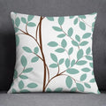Axyaa Green Geometric Pillow Cover for Home Decor