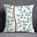 Axyaa Green Geometric Pillow Cover for Home Decor