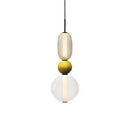 Axyaa Nordic Glass LED Pendant Light for Living Room, Bedroom, Dining Room